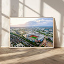 Old Trafford Manchester United Stadium Wall Art Canvas Print