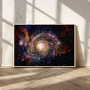 Nebula and Galaxies in Space Wall Art Canvas Print, Spiral
