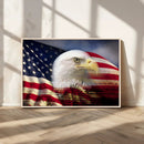 American Flag Eagle Symbol Wall Art, American Flag Eagle by MyGreatCanvas | Canvas Wall Art Prints | Photo Prints & Wall Decor