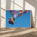 Carl Fredricksen, Up Movie Wall Art, Balloons Wall Art, Air