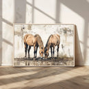 Vintage Horses Wall Art | Ready to Hang and Framed Triptych by MyGreatCanvas | Canvas Wall Art Prints | Photo Prints & Wall Decor