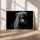 Bear Canvas Print | Wildlife Wall Art for Cabin Decor |