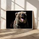 Grizzly Bear Canvas Print | Wildlife Wall Art for Cabin by MyGreatCanvas | Canvas Wall Art Prints | Photo Prints & Wall Decor