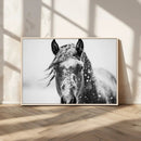 Western Wall Art | Black and White Winter Horse Wall Art | by MyGreatCanvas | Canvas Wall Art Prints | Photo Prints & Wall Decor