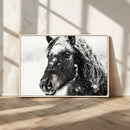 Framed Black and White Horse Wall Art | Ready to Hang and by MyGreatCanvas | Canvas Wall Art Prints | Photo Prints & Wall Decor