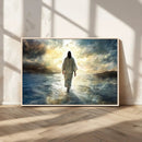 Jesus Walking on Water Wall Art | Canvas Print | Ready to