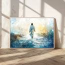 Watercolor Jesus Walking on Water Canvas Print, Christian by MyGreatCanvas | Canvas Wall Art Prints | Photo Prints & Wall Decor