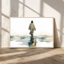 Watercolor Jesus Walking on Water Canvas Print, Christian by MyGreatCanvas | Canvas Wall Art Prints | Photo Prints & Wall Decor