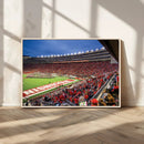 Wisconsin Badgers Football Team Print - Madison Camp Randall