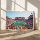 Framed Texas Memorial Stadium Canvas, University of Texas