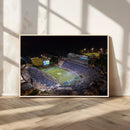 Duke University Blue Devils Football Print Canvas - Durham