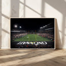 Cincinnati Bearcats Football Team Print - Nippert Stadium
