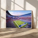 Buffalo Bills Football Team Print Canvas - Buffalo Highmark by MyGreatCanvas | Canvas Wall Art Prints | Photo Prints & Wall Decor