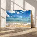 Sea View From the Beach Canvas Print