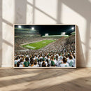 Michigan State Spartans Football Canvas Print - East Lansing