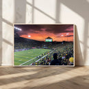Eugene Autzen Stadium Canvas Wall Art Print – Sunset Over by MyGreatCanvas | Canvas Wall Art Prints | Photo Prints & Wall Decor