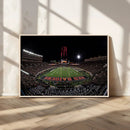 Framed Texas Tech Red Raiders Stadium Canvas, Texas Tech Red by MyGreatCanvas | Canvas Wall Art Prints | Photo Prints & Wall Decor