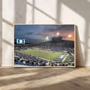 Memphis Tigers Football Team Print - Memphis Simmons Bank
