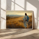 Jesus the Good Shepherd Wall Art Canvas Print -