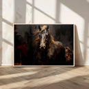 Abstract Black Horse Canvas Print for Farmhouse Wall Art | by MyGreatCanvas | Canvas Wall Art Prints | Photo Prints & Wall Decor