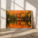 Forest Reflection Art | Autumn Forest Reflection Wall Art | by MyGreatCanvas | Canvas Wall Art Prints | Photo Prints & Wall Decor