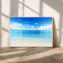 Beach Scene Canvas Wall Art Print – Tranquil Ocean Horizon by MyGreatCanvas | Canvas Wall Art Prints | Photo Prints & Wall Decor