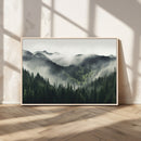 Misty Forest Canvas Print Wall Art Premium Canvas Print a