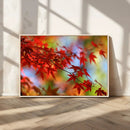 Red Leaves Autumn Forest Wall Art Canvas, Red Leaves Autumn by MyGreatCanvas | Canvas Wall Art Prints | Photo Prints & Wall Decor