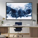 Abstract Blue Mountain Canvas Wall Art – Modern Triptych by MyGreatCanvas | Canvas Wall Art Prints | Photo Prints & Wall Decor