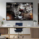 Red Wine and Glass Canvas Print by MyGreatCanvas | Canvas Wall Art Prints | Photo Prints & Wall Decor
