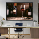 Red Wine and Bottle Canvas Print by MyGreatCanvas | Canvas Wall Art Prints | Photo Prints & Wall Decor