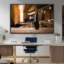 Wine and Bottle Wall Art Canvas Print by MyGreatCanvas | Canvas Wall Art Prints | Photo Prints & Wall Decor