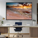 Sunset on Ocean Wall Art Canvas Print by MyGreatCanvas | Canvas Wall Art Prints | Photo Prints & Wall Decor
