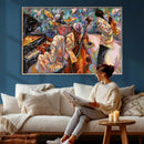 African American Jazz Art Music Abstract Wall Art Painting by MyGreatCanvas | Canvas Wall Art Prints | Photo Prints & Wall Decor