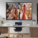 Abstract Afro American Jazz Canvas Wall Art | Music-Inspired by MyGreatCanvas | Canvas Wall Art Prints | Photo Prints & Wall Decor
