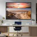 Sunset on the Sea Wall Art Canvas Print by MyGreatCanvas | Canvas Wall Art Prints | Photo Prints & Wall Decor