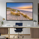 Sunrise On The Beach Wall Art Canvas Print