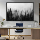 Fogy Forest Canvas Wall Art Print - Mountain Wall Art with