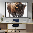 Bison Wall Art Canvas Print For Farmhouse, Wild Animal Wall by MyGreatCanvas | Canvas Wall Art Prints | Photo Prints & Wall Decor