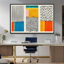 Canvas Print Wall Art Abstract Illustrs Art Boho, Framed