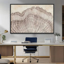 Tree Ring Wall Art Triptych, Rustic Wood Ring Canvas Print,