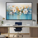 Abstract Flower Wall Art Canvas Print