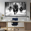Buffalo Wall Art Canvas Print, Bison Family Wall Art Canvas by MyGreatCanvas | Canvas Wall Art Prints | Photo Prints & Wall Decor