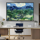 Olive Trees Van Gogh Wall Art Canvas Print