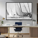 Yacht Sailboat Regatta Canvas Wall Art Canvas Print
