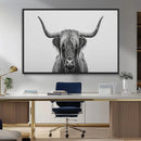 Farmhouse Longhorn Wall Art Canvas Print, Longhorn Texas by MyGreatCanvas | Canvas Wall Art Prints | Photo Prints & Wall Decor