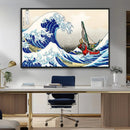 Katsushika Hokusai Kanagawa Giant Wave Wall Art Canvas Print