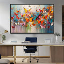 Abstract Butterfly Wall Art Canvas Print