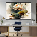 Lotus Flower Watercolor Canvas Print – A Symbol of Serenity by MyGreatCanvas | Canvas Wall Art Prints | Photo Prints & Wall Decor
