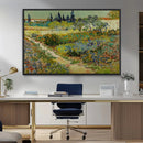 Vincent van Gogh Garden at Arles Wall Art Canvas Print